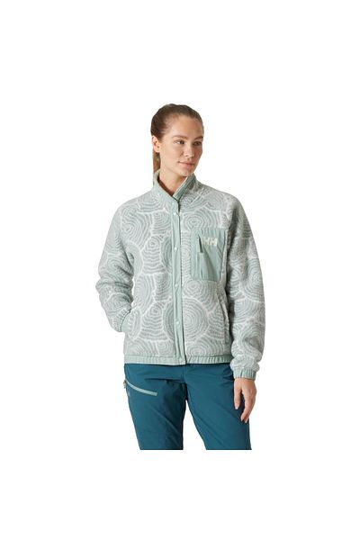 Helly Hansen Imperial Printed Pleat Snap Women's Fleece Coat-Hha.63373