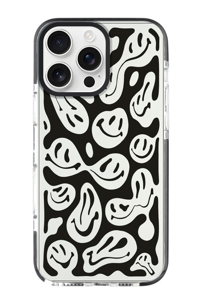 shoptocase iPhone 16 Pro Max Smiley Faces Patterned Impacts Phone Case