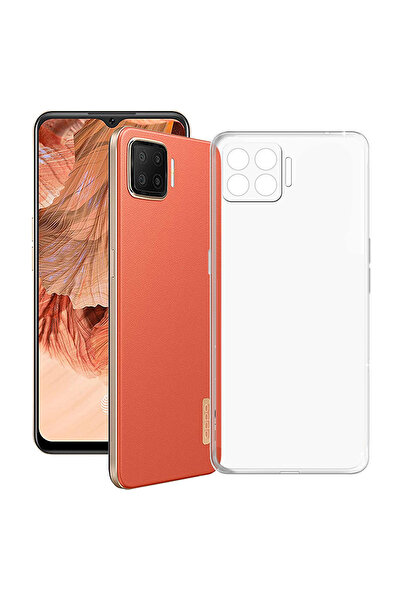 FitCase Oppo A73 Kılıf Kamera Korumalı Silikon Şeffaf Arka Kapak