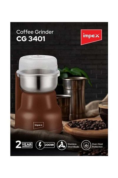 İMPEX Impex Coffee Grinder Stainless Steel Cover.