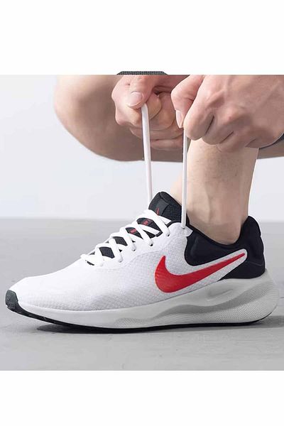 Nike Revolution 7 Men's White Running Shoes