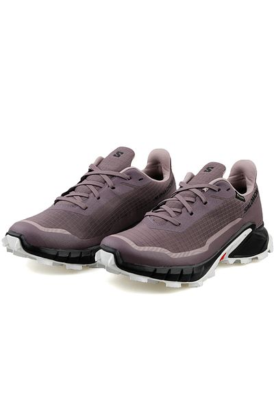Salomon Alphacross 5 Plum Gore-Tex Waterproof Outdoor Trekking Running Shoes