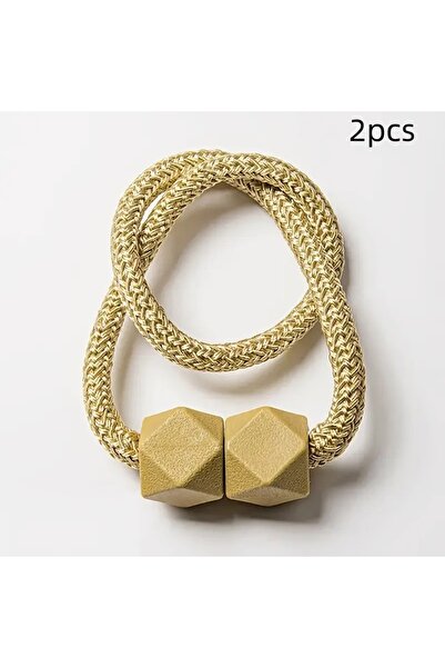 safestore 2Pcs Square Model Magnetic Curtain Clips - Interior Decoration Buckle Curtain Holder Accessory