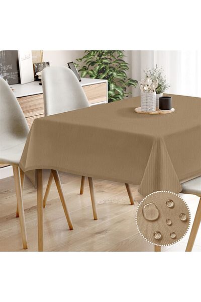 Evim Canvas Clay Liquid Proof Stain Resistant Tablecloth