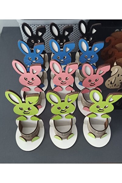 Şirin Lazer Suport pentru pixuri Iepuri colorați Grădiniță Școală primară Cad...