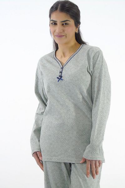 mefa Set pijamale interlock cu modele florale