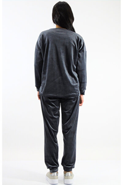 mefa Sıfır Yaka Kadife Takım