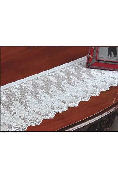 Blue Home 23 cm x 5 mt Λευκό PVC Lace Terek - Κάλυμμα ντουλαπιού και συρταριού