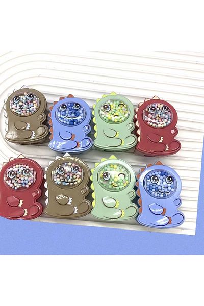 Modellino 4 Pcs Beaded Dinosaur Sharpener - 2 Input Micro Mk-4045