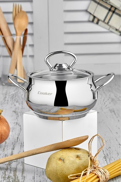 Cooker Stainless Steel Lara 12cm Deep Pot