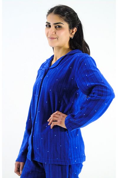 mefa Set de pijama Polar cu nasturi frontale