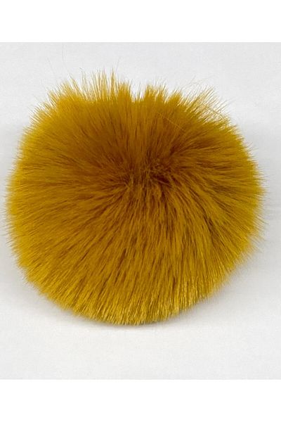 karantuhafiye 7 cm Mustard Pompom / Soft Pompom