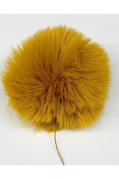karantuhafiye 7 cm Mustard Pompom / Soft Pompom