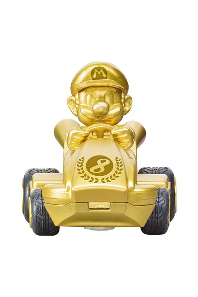 Carrera RC Mario Kart Mach 8 Mario Controllable Car, Gold (11 Pieces)