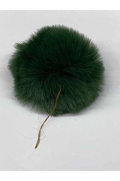 karantuhafiye 7 cm Dark Green Pompon / Soft Pompon