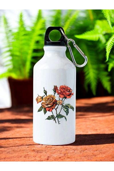 lili hediyelik Roses Printed Water Bottle
