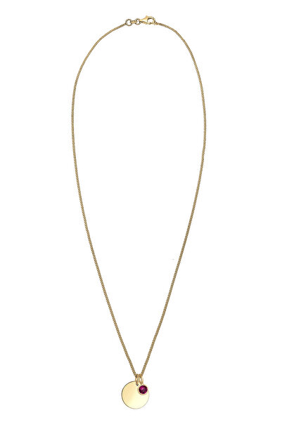 ELLI Náhrdelník s krystaly pro narození v dubnu, stříbro 925, pozlacené