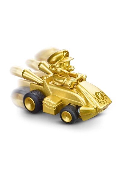 Carrera RC Mario Kart Mach 8 Mario Controllable Car, Gold (11 Pieces)