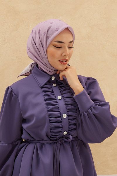 Silk Home Φουλάρι Λεβάντας Olinda