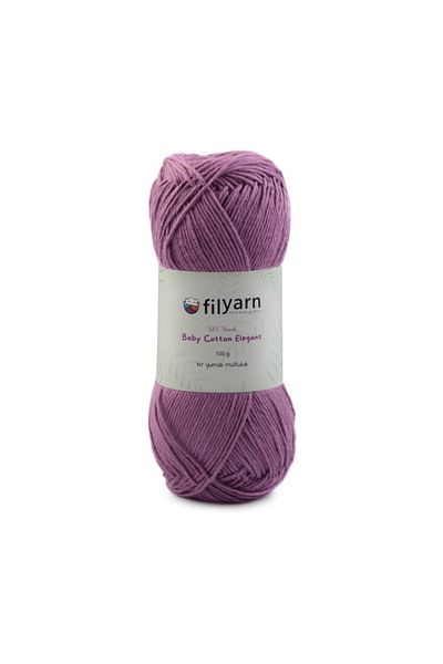 Filyarn 100 γραμμάρια Oeko-tex Certified Cotton Yarn για μωρό και γιλέκο - Σχέδιο πλεξίματος χειρός