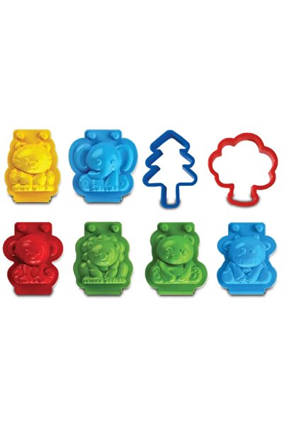 DeYiDo 3D Hayvanlar Kum Seti - Kinetik Kum Set - Şekilli Oyun Kumu - Eğitici Eğlenceli Kum Oyunu (500gr)