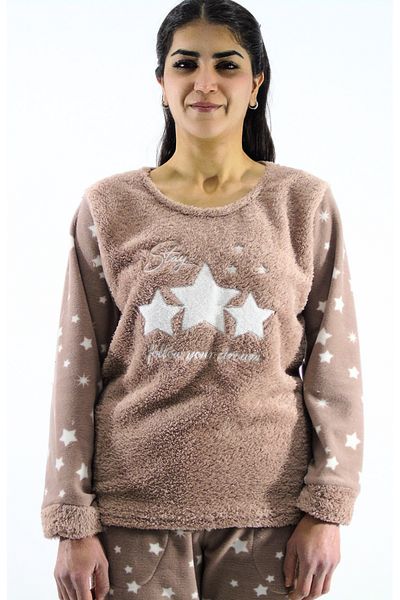mefa Set de pijamale din lână cu model de stele
