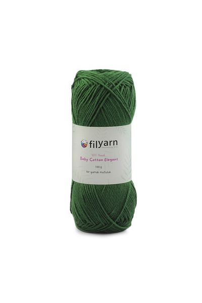 Filyarn 100 γραμμάρια Oeko-tex Certified Cotton Yarn για μωρό και γιλέκο - Σχέδιο πλεξίματος χειρός