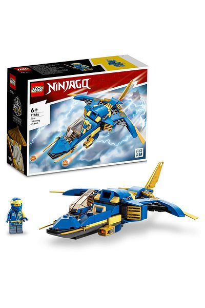 LEGO ® NINJAGO® Jay's Lightning Jet EVO 71784 - Toy Building Set for Ages 7 and Up (146 Pieces)