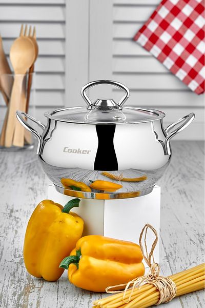 Cooker Stainless Steel Lara 14cm Deep Pot