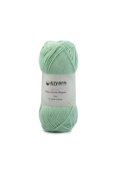 Filyarn 100 γραμμάρια Oeko-tex Certified Cotton Yarn για μωρό και γιλέκο - Σχέδιο πλεξίματος χειρός