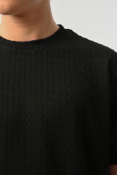 İLKCET MODA Ανδρικό μπλουζάκι με μοτίβο χαλαρή εφαρμογή
