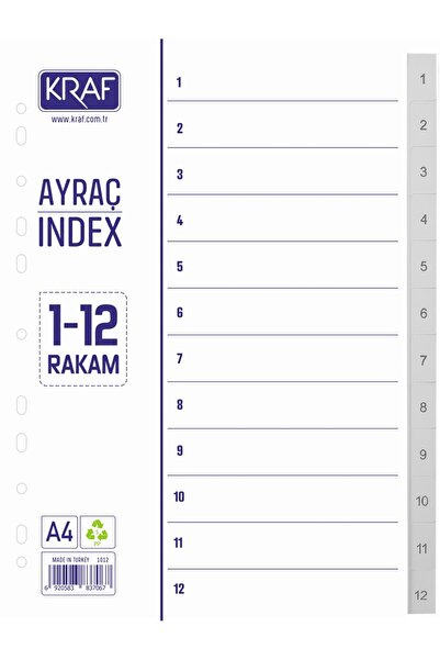 KRAF File Separator - Braces 1-12 Digits