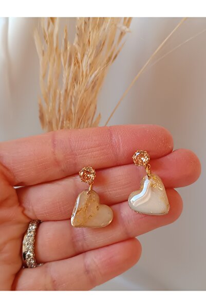 La fee aksesuar Bone Pattern Steel Earrings with Bracket Zircon Earrings Gold...