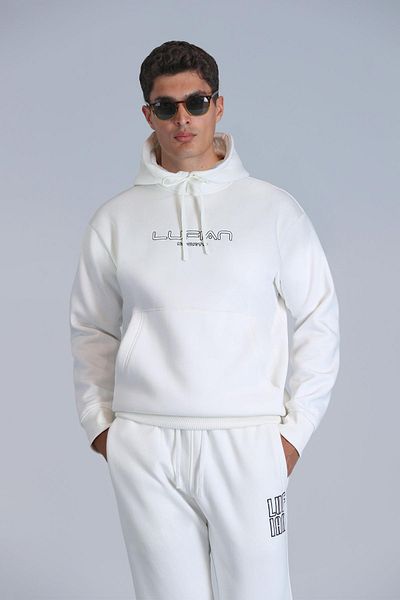 Lufian Мъжки суитшърт Brave, цвят Off White