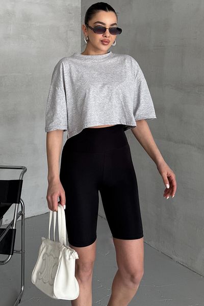 MODAGEN Women's Straight Recovery Waist Short Leggings