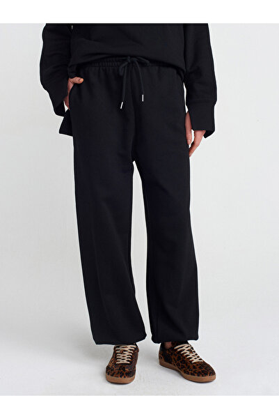 Dilvin 70458 Basic Jogger Pants-Black