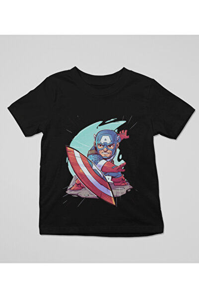 SVART WEAR Tricou pentru copii și adolescenți Baby Captain America HERO Kids ...