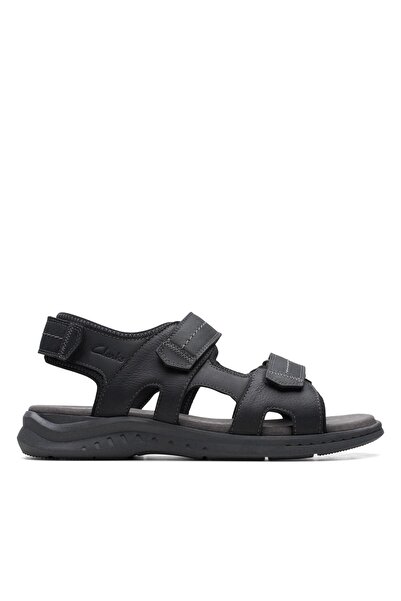 CLARKS Black Genuine leather Sandals For Mens