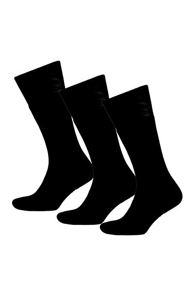 THERMOFORM Black Acrylic Soldier Socks - Pack of 3