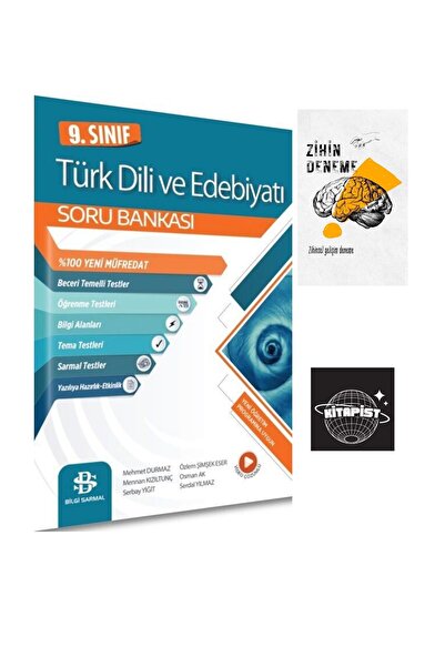 Karma Kitaplar BİLGİSARMAL 9.SINIF EDEBİYAT SORU BANKASI-ZİHİNDENEME-İST1424