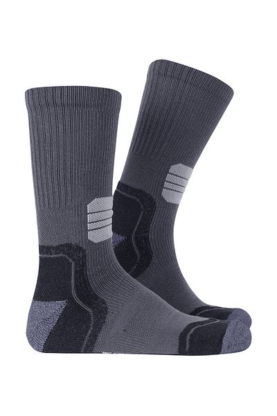 THERMOFORM Unisex Anthracite Running Socks - Pack of 3
