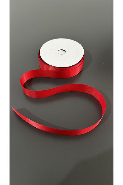 edalle Red Satin Ribbon, 25mm 5 Meters