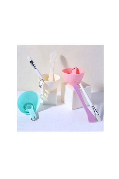 gaman 6in1 Skin Care Mixing Bowl Set - Measuring Cup, Mask Brush and Spatula