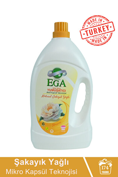 Ega Kimya Aktif Kapsül Teknolojili Şakayık Çamaşır Yumuşatıcısı 4100 ml 172 Y...