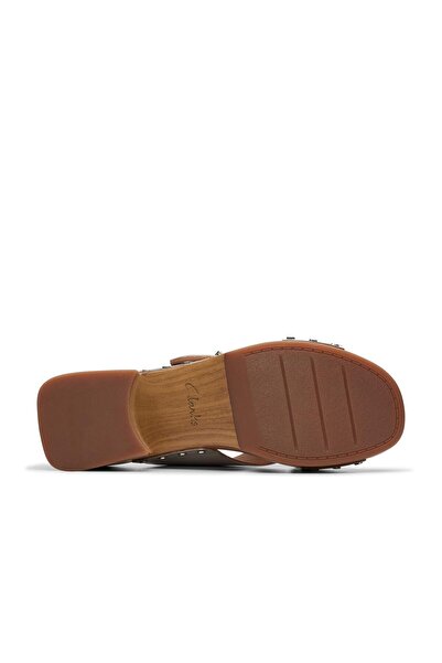 CLARKS Silver-colored Genuine leather Sandals For Womens