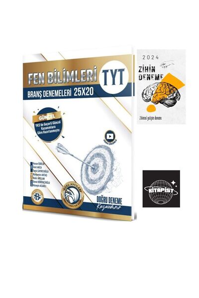 Karma Kitaplar BİLGİSARMAL TYT FEN 25X20 DENEME-ZİHİNDENEME-İST1050