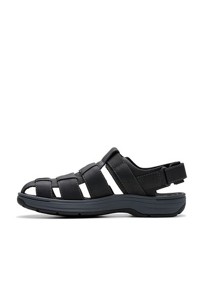 CLARKS Black Genuine leather Sandals For Mens