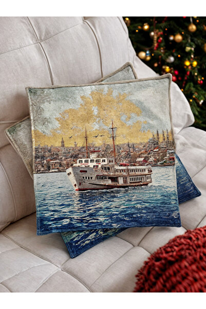 Modern Desenli Yastık Kılıfı