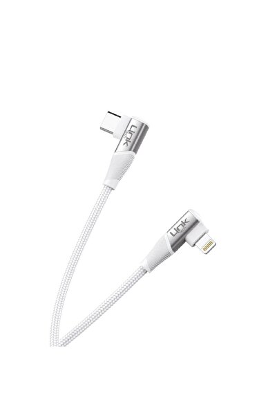 Linktech K596 27w Type-c - Lightning 90 Derece Data/şarj Kablosu 1.5mt