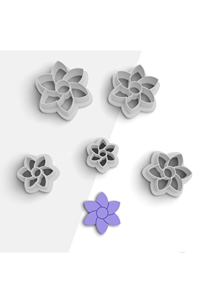 brocutters قالب قطع من طين البوليمر على شكل زهرة الربيع، قالب القرط، قالب الم...